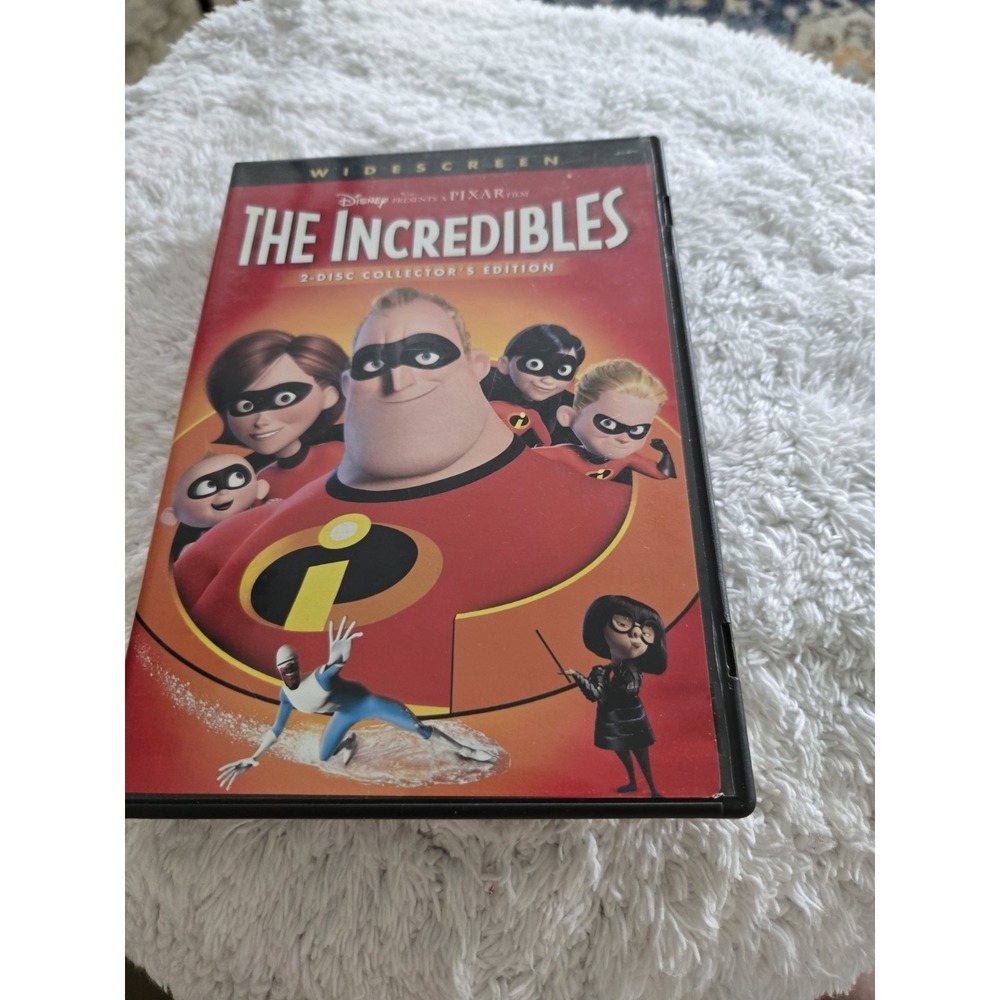 Disney Pixar The Incredibles Widescreen DVD 2 Disc Collectors Edition Kids Movie